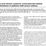 Acute and chronic systemic corticosteroid–related complications in patients with severe asthma